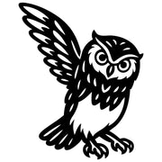 Little Owl DXF File – CNC Cutting Design | ABOWL120