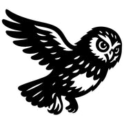 Little Owl DXF File – CNC Cutting Design | ABOWL126