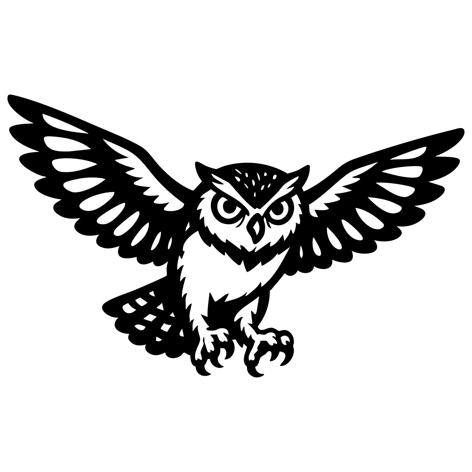 Little Owl DXF File – CNC Cutting Design | ABOWL42