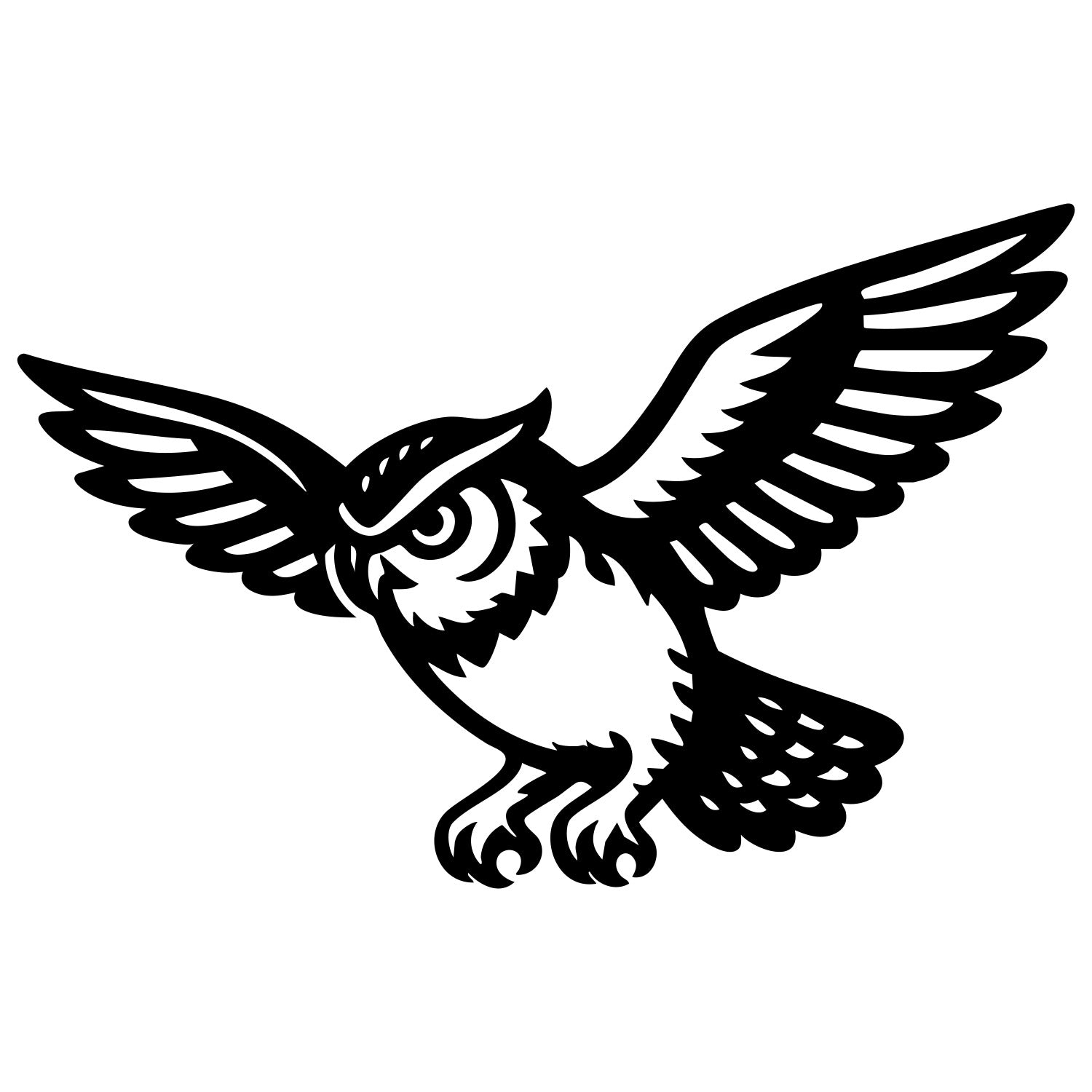 Little Owl DXF File – CNC Cutting Design | ABOWL43