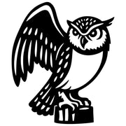 Little Owl DXF File – CNC Cutting Design | ABOWL53