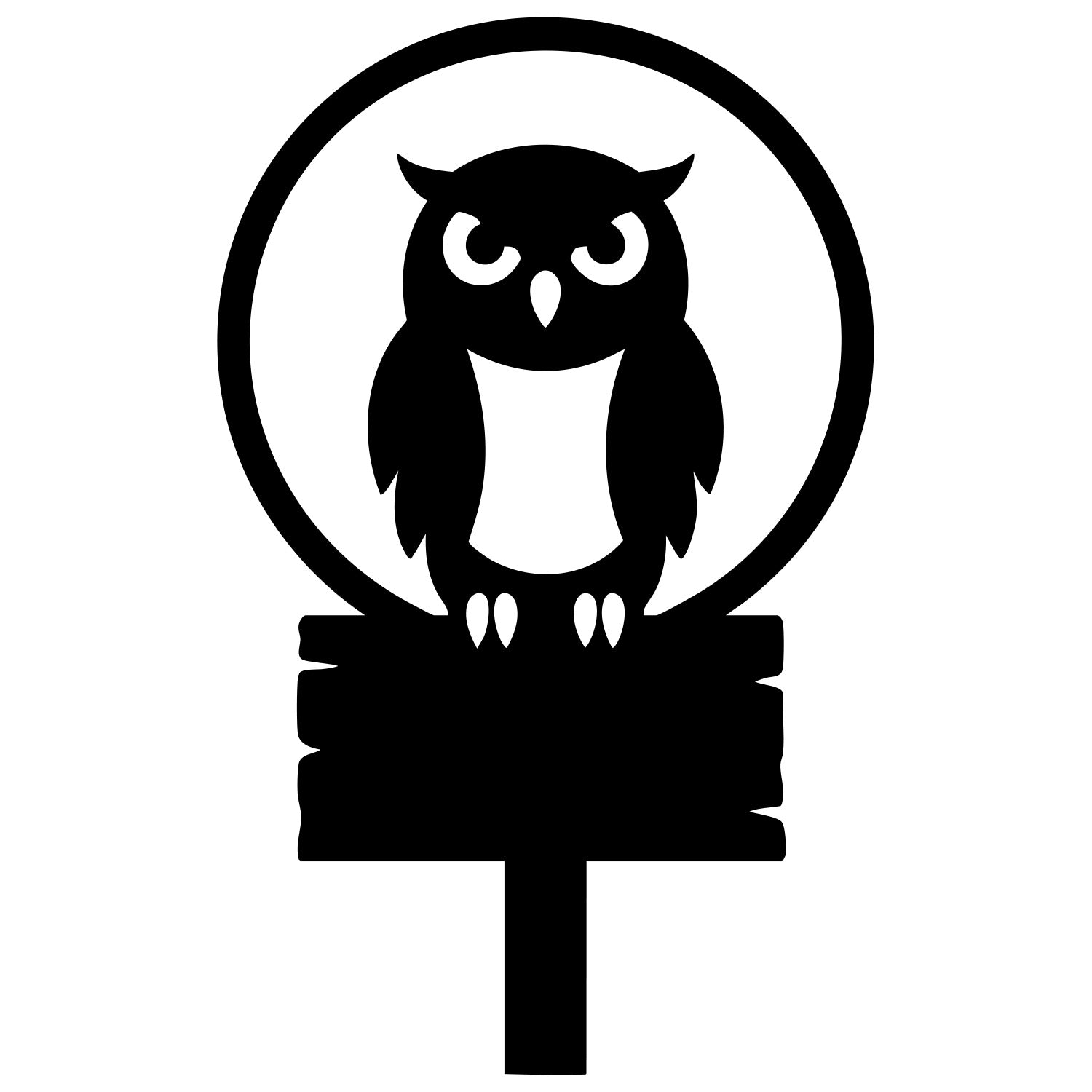 Little Owl DXF File – CNC Cutting Design | ABOWL69