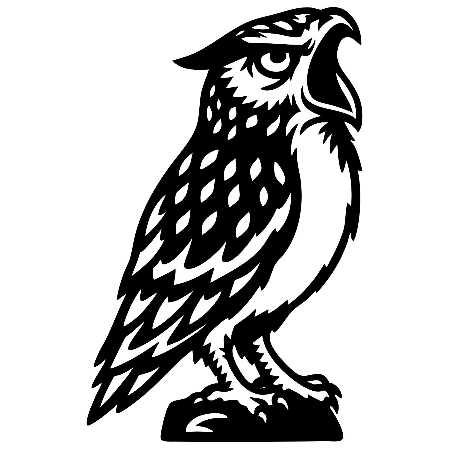 Little Owl DXF File – CNC Cutting Design | ABOWL76