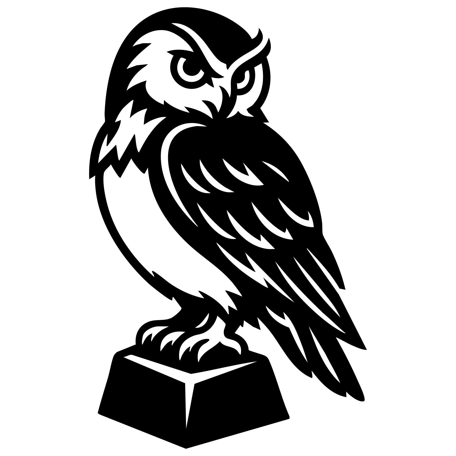 Little Owl DXF File – CNC Cutting Design | ABOWL79