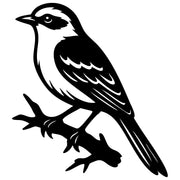 Long Tailed Finch DXF File – CNC Cutting Design | ABFINCH3