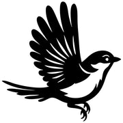 Long Tailed Finch DXF File – CNC Cutting Design | ABFINCH317