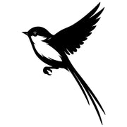 Long Tailed Finch DXF File – CNC Cutting Design | ABFINCH322