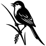 Long Tailed Finch DXF File – CNC Cutting Design | ABFINCH324