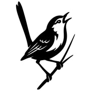 Long Tailed Finch DXF File – CNC Cutting Design | ABFINCH344