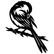 Long Tailed Finch DXF File – CNC Cutting Design | ABFINCH350