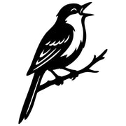 Long Tailed Finch DXF File – CNC Cutting Design | ABFINCH356