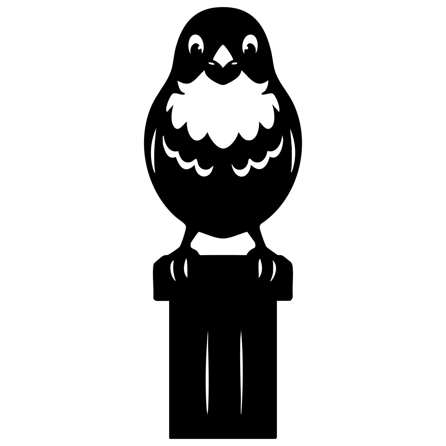 Long Tailed Finch DXF File – CNC Cutting Design | ABFINCH363