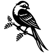 Long Tailed Finch DXF File – CNC Cutting Design | ABFINCH364