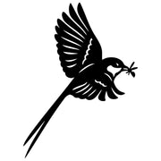 Long Tailed Finch DXF File – CNC Cutting Design | ABFINCH366