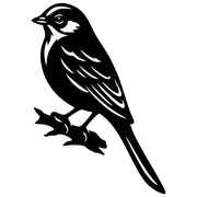 Long Tailed Finch DXF File – CNC Cutting Design | ABFINCH376