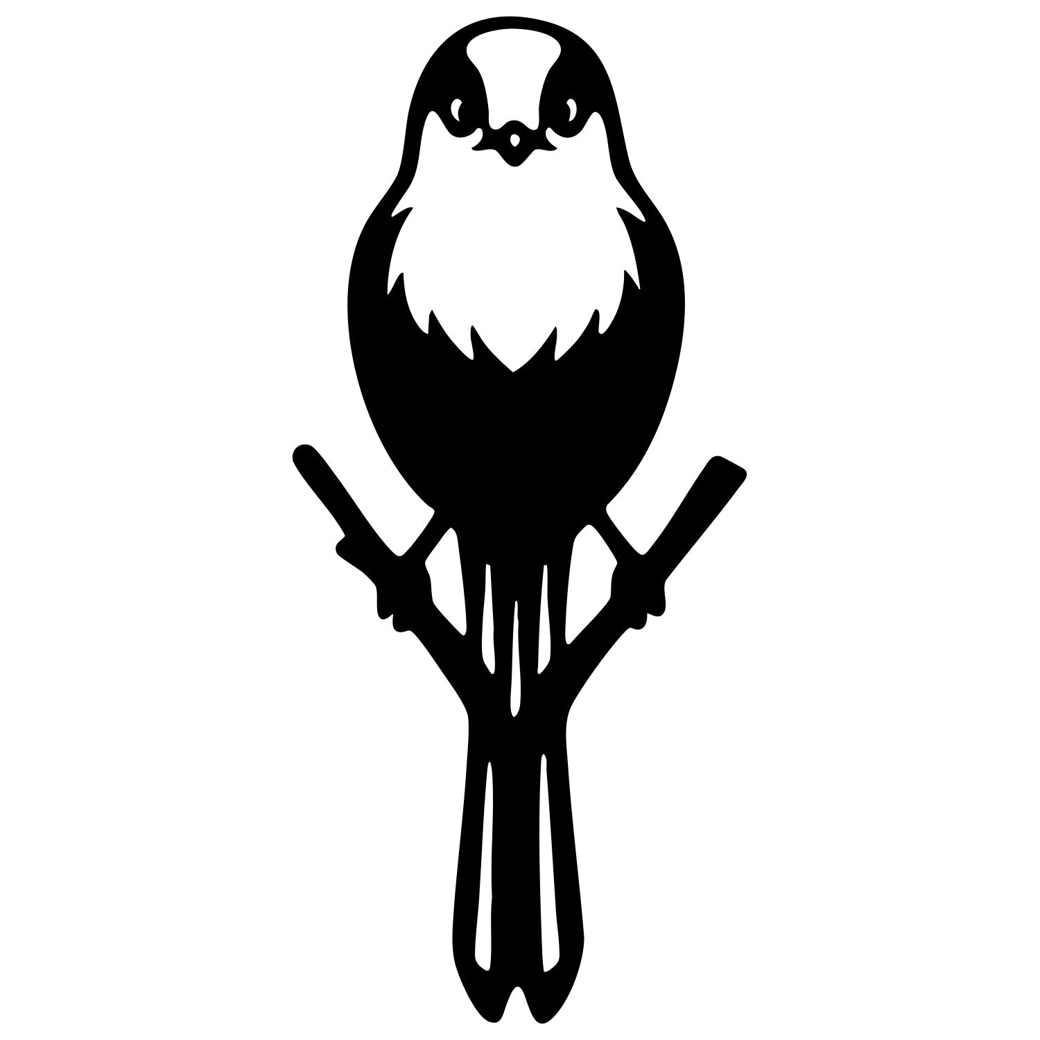 Long Tailed Finch DXF File – CNC Cutting Design | ABFINCH377