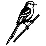 Long Tailed Finch DXF File – CNC Cutting Design | ABFINCH383