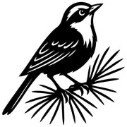 Long Tailed Finch DXF File – CNC Cutting Design | ABFINCH389