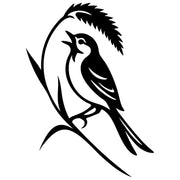Long Tailed Finch DXF File – CNC Cutting Design | ABFINCH393