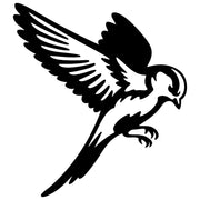 Long Tailed Finch DXF File – CNC Cutting Design | ABFINCH397