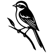 Long Tailed Finch DXF File – CNC Cutting Design | ABFINCH400