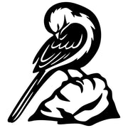 Long Tailed Finch DXF File – CNC Cutting Design | ABFINCH406