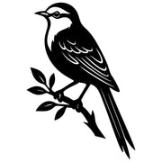 Long Tailed Finch DXF File – CNC Cutting Design | ABFINCH416