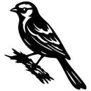 Long Tailed Finch DXF File – CNC Cutting Design | ABFINCH420