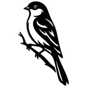 Long Tailed Finch DXF File – CNC Cutting Design | ABFINCH421