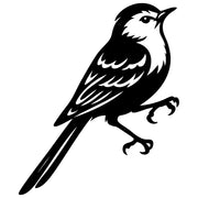 Long Tailed Finch DXF File – CNC Cutting Design | ABFINCH507