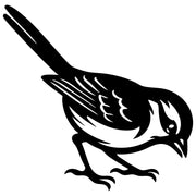 Long Tailed Finch DXF File – CNC Cutting Design | ABFINCH509