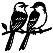 Long Tailed Finch Family DXF File – CNC Cutting Design | ABFINCH474