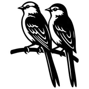 Long Tailed Finch Family DXF File – CNC Cutting Design | ABFINCH476