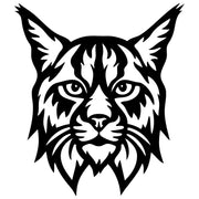 Lynx Head DXF File – CNC Cutting Design | AWLYNX1