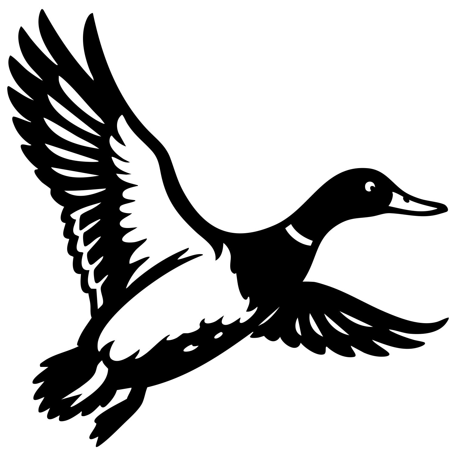 Mallard Duck DXF File – CNC Cutting Design | ABDUCK12