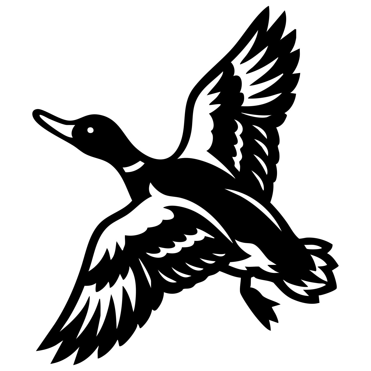 Mallard Duck DXF File – CNC Cutting Design | ABDUCK15