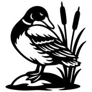 Mallard Duck DXF File – CNC Cutting Design | ABDUCK28