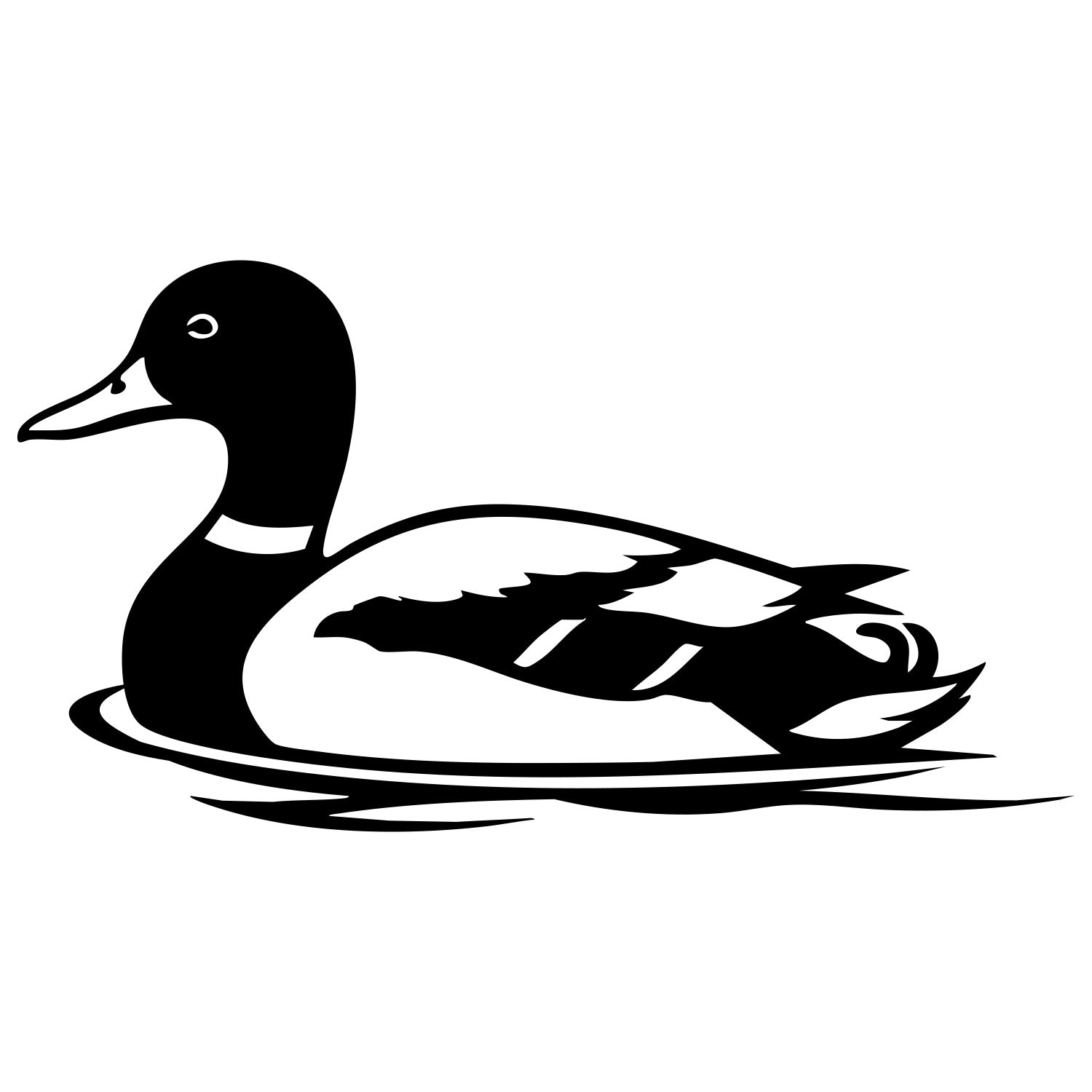 Mallard Duck DXF File – CNC Cutting Design | ABDUCK7
