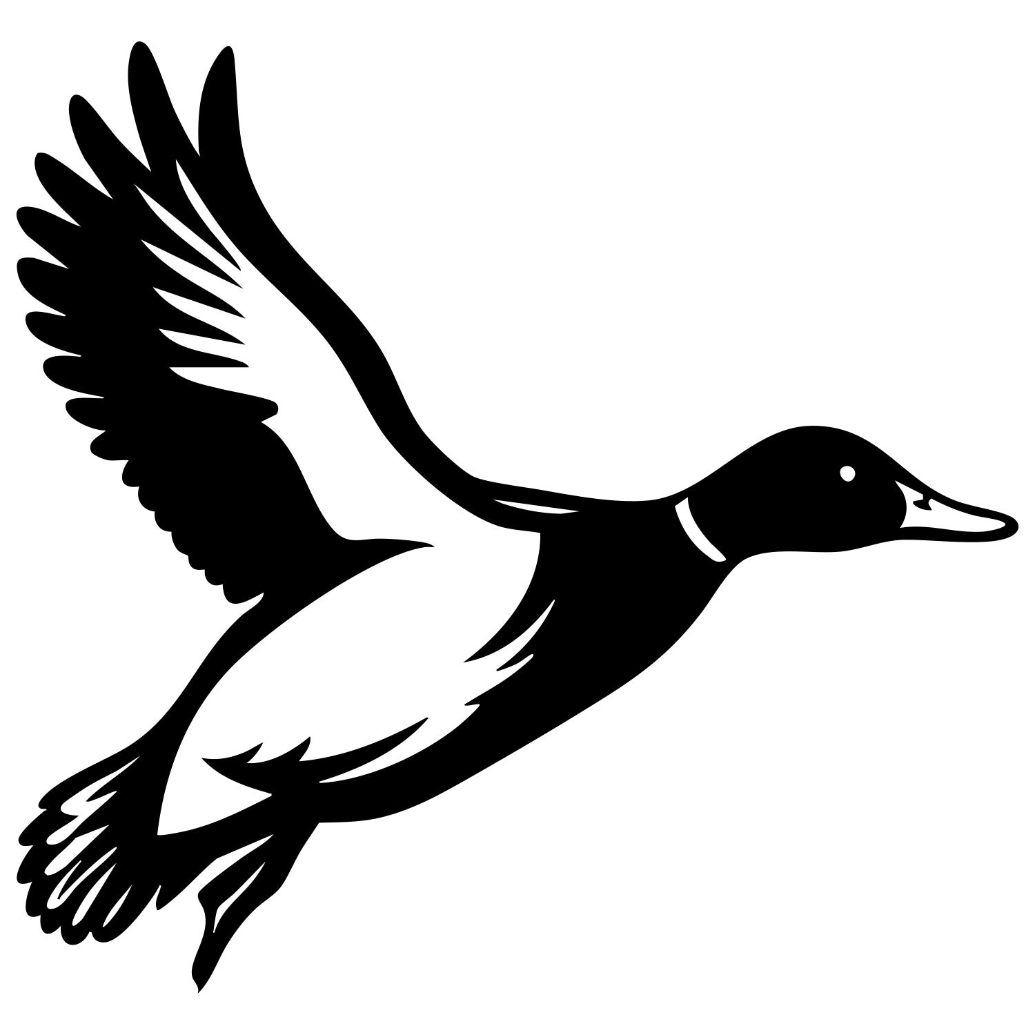 Mallard Duck DXF File – CNC Cutting Design | ABDUCK9