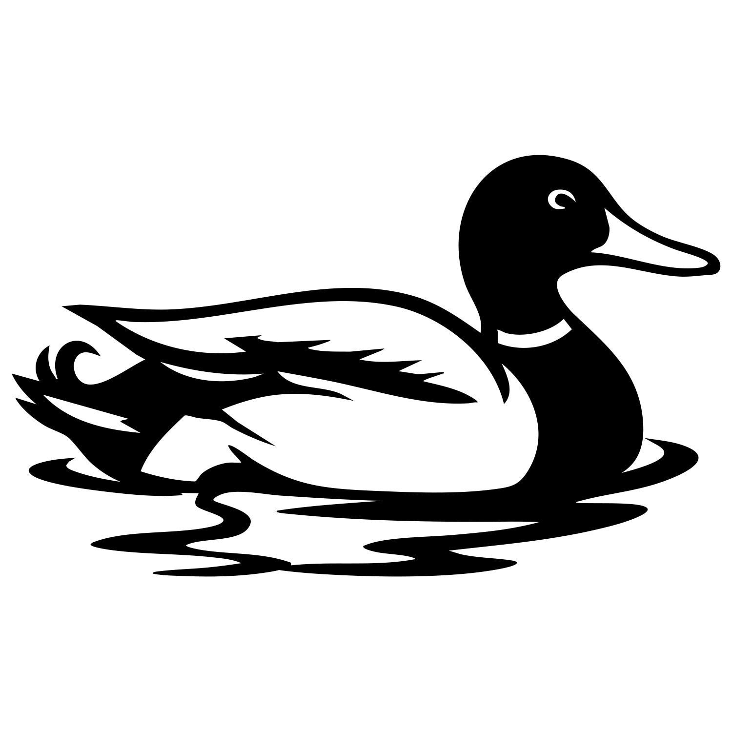 Mallard Duck DXF File – CNC Cutting Design | ABDUCK125