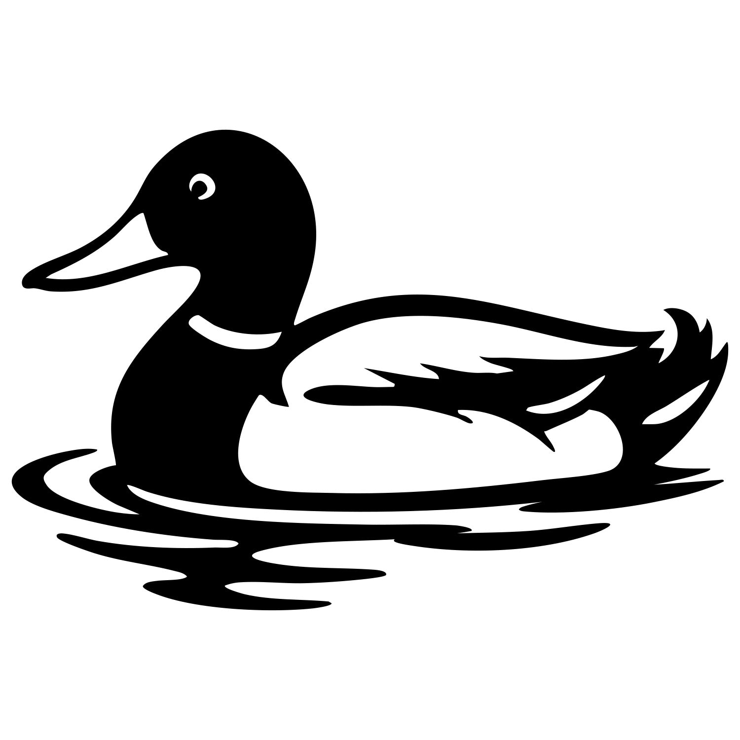 Mallard Duck DXF File – CNC Cutting Design | ABDUCK126