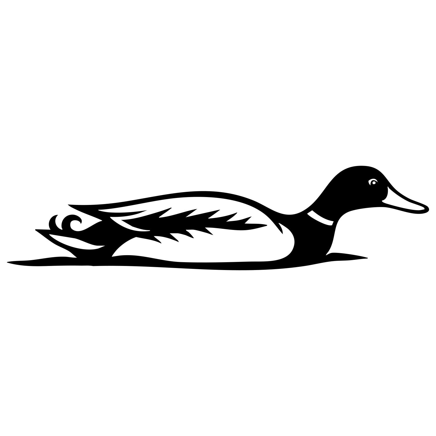 Mallard Duck DXF File – CNC Cutting Design | ABDUCK128