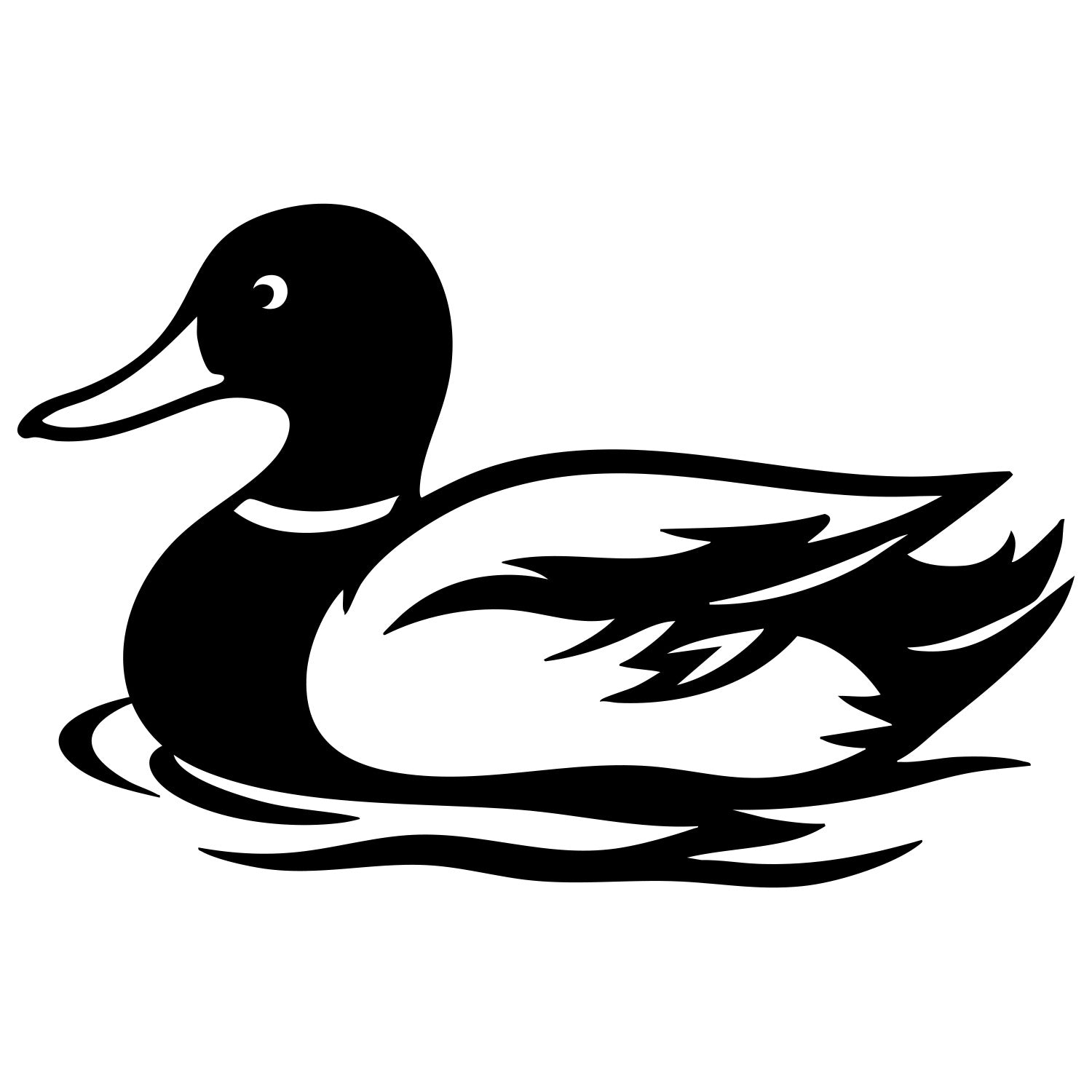 Mallard Duck DXF File – CNC Cutting Design | ABDUCK130