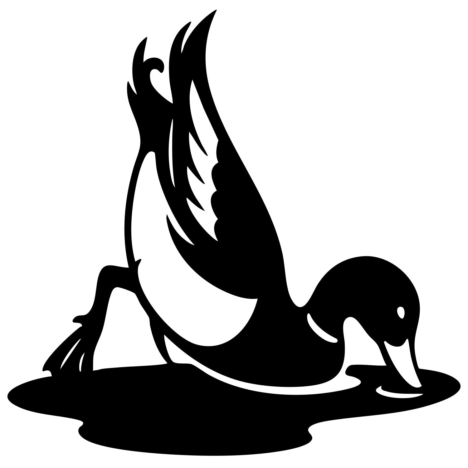 Mallard Duck DXF File – CNC Cutting Design | ABDUCK136