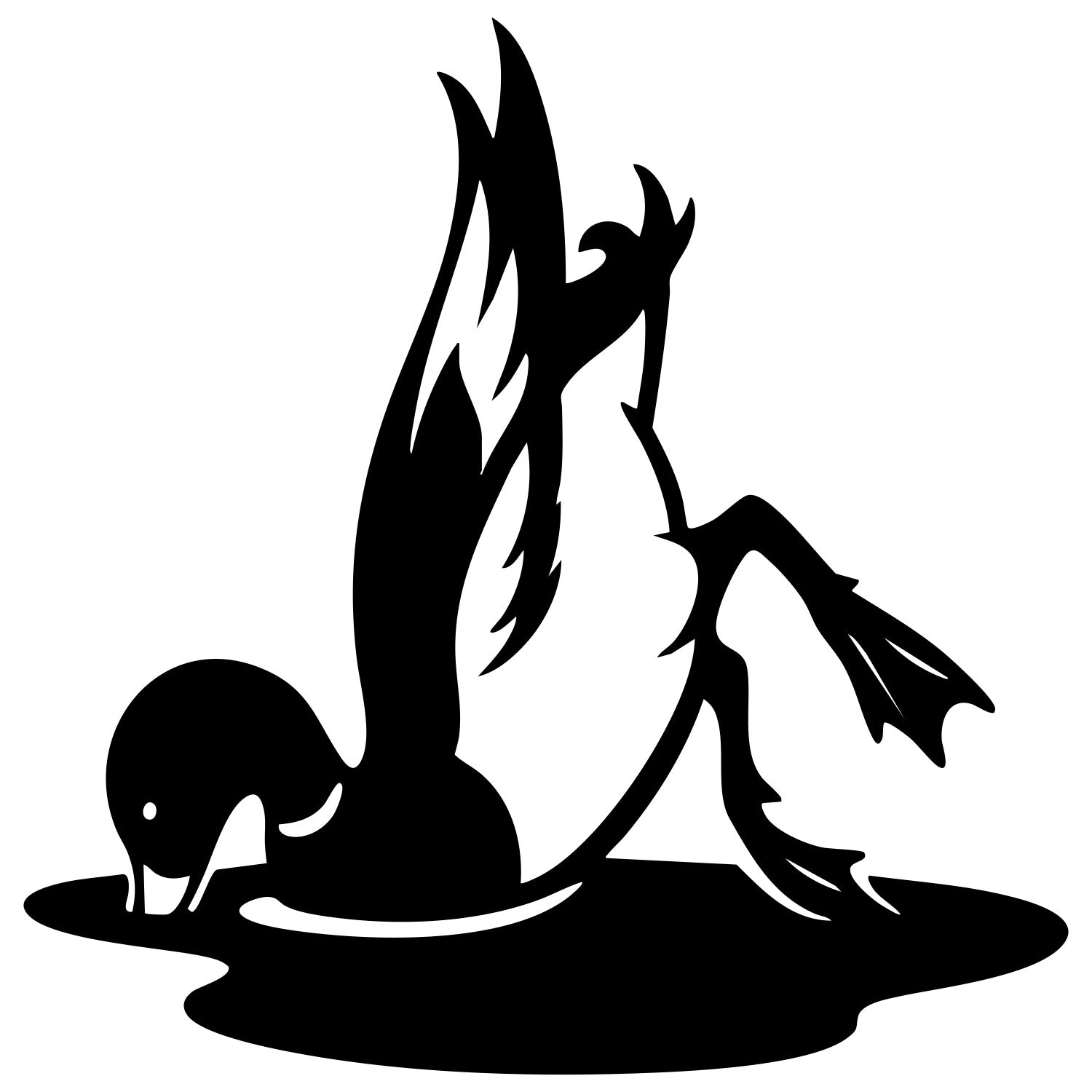 Mallard Duck DXF File – CNC Cutting Design | ABDUCK137