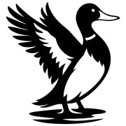 Mallard Duck DXF File – CNC Cutting Design | ABDUCK139