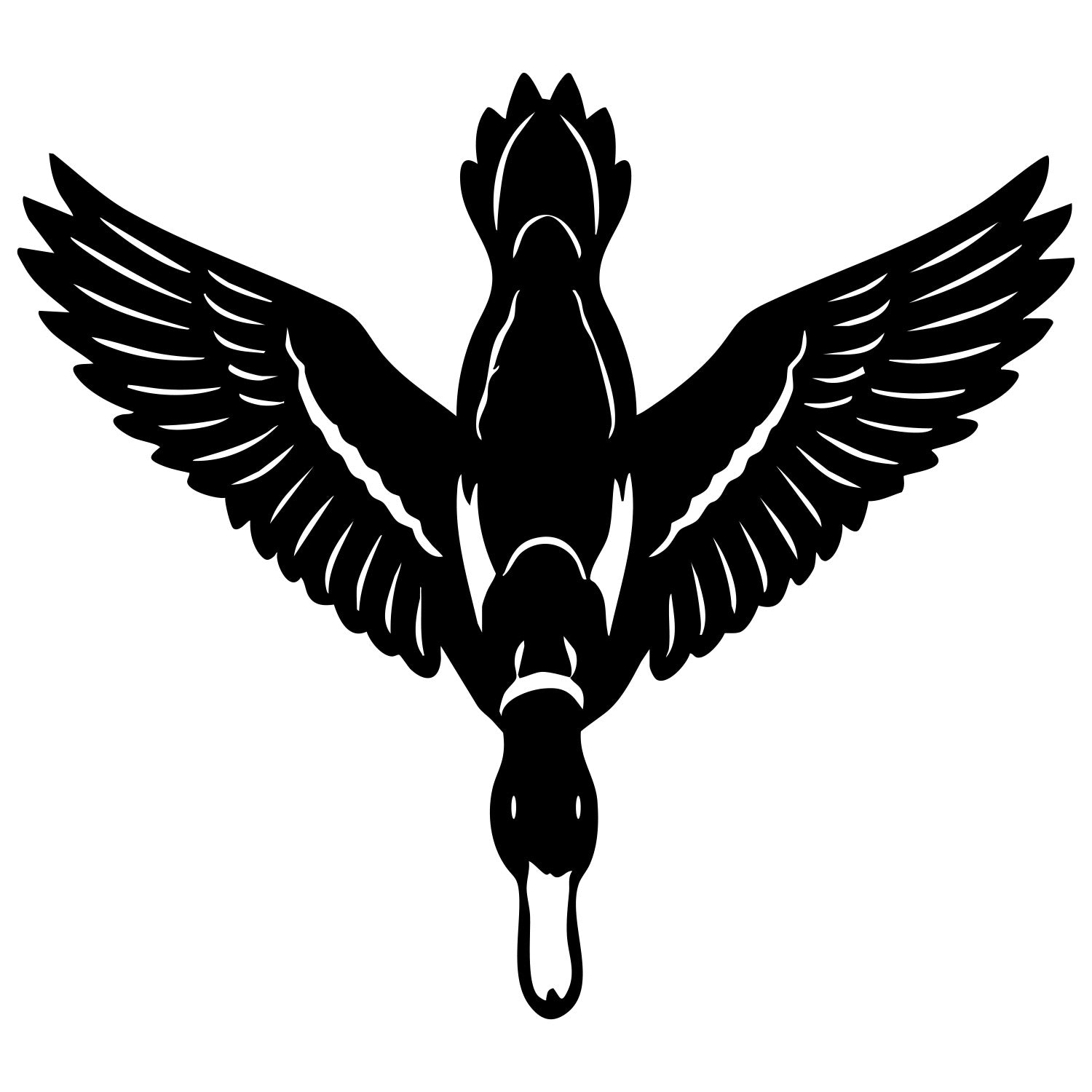 Mallard Duck DXF File – CNC Cutting Design | ABDUCK174