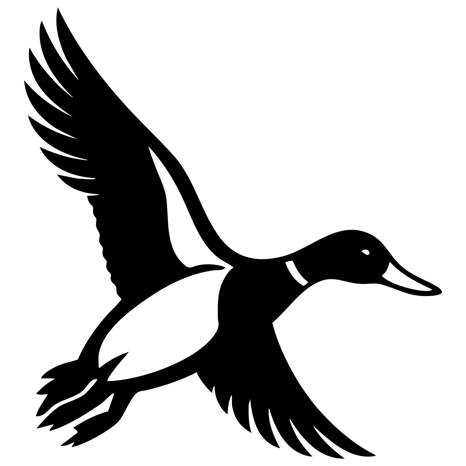 Mallard Duck DXF File – CNC Cutting Design | ABDUCK180