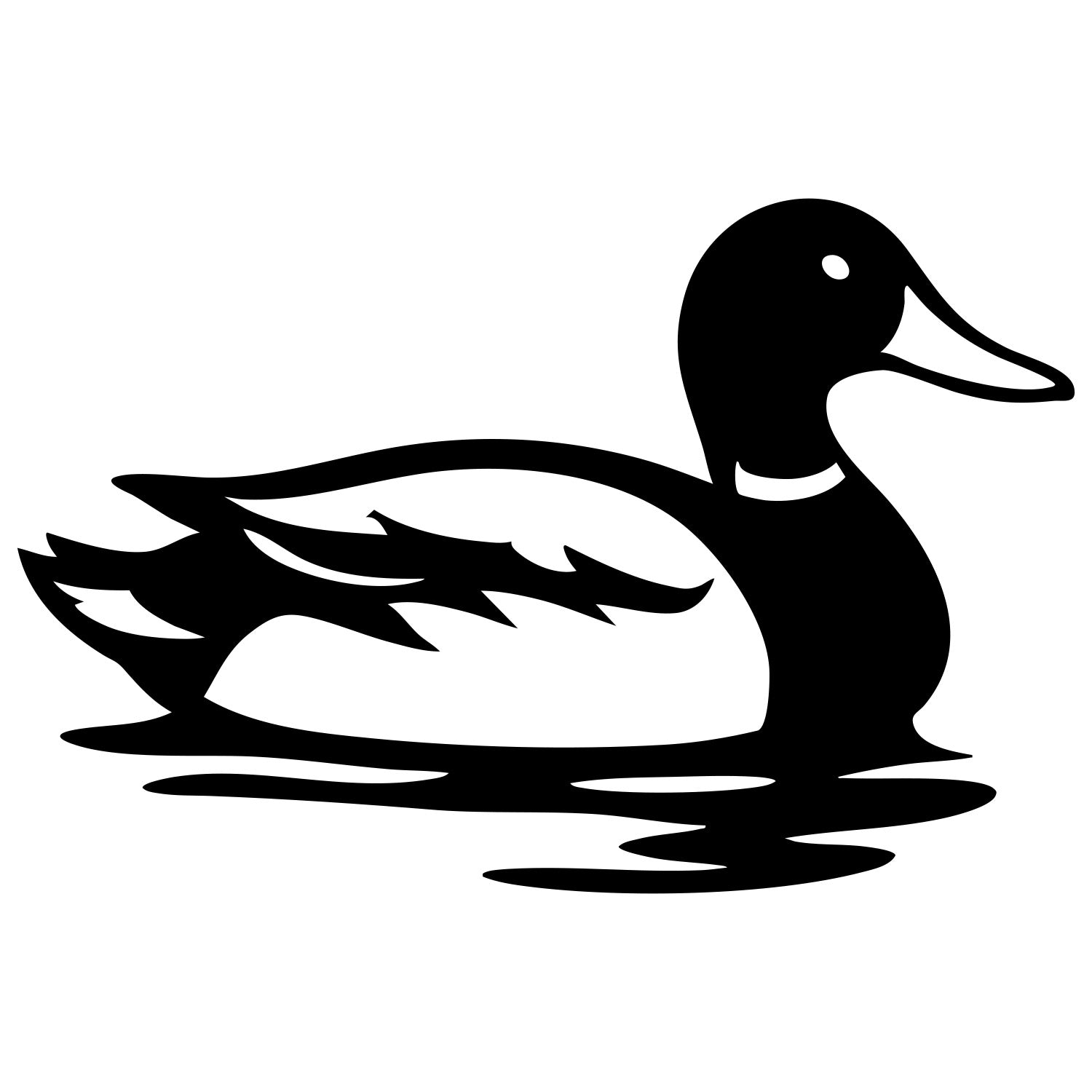 Mallard Duck DXF File – CNC Cutting Design | ABDUCK181