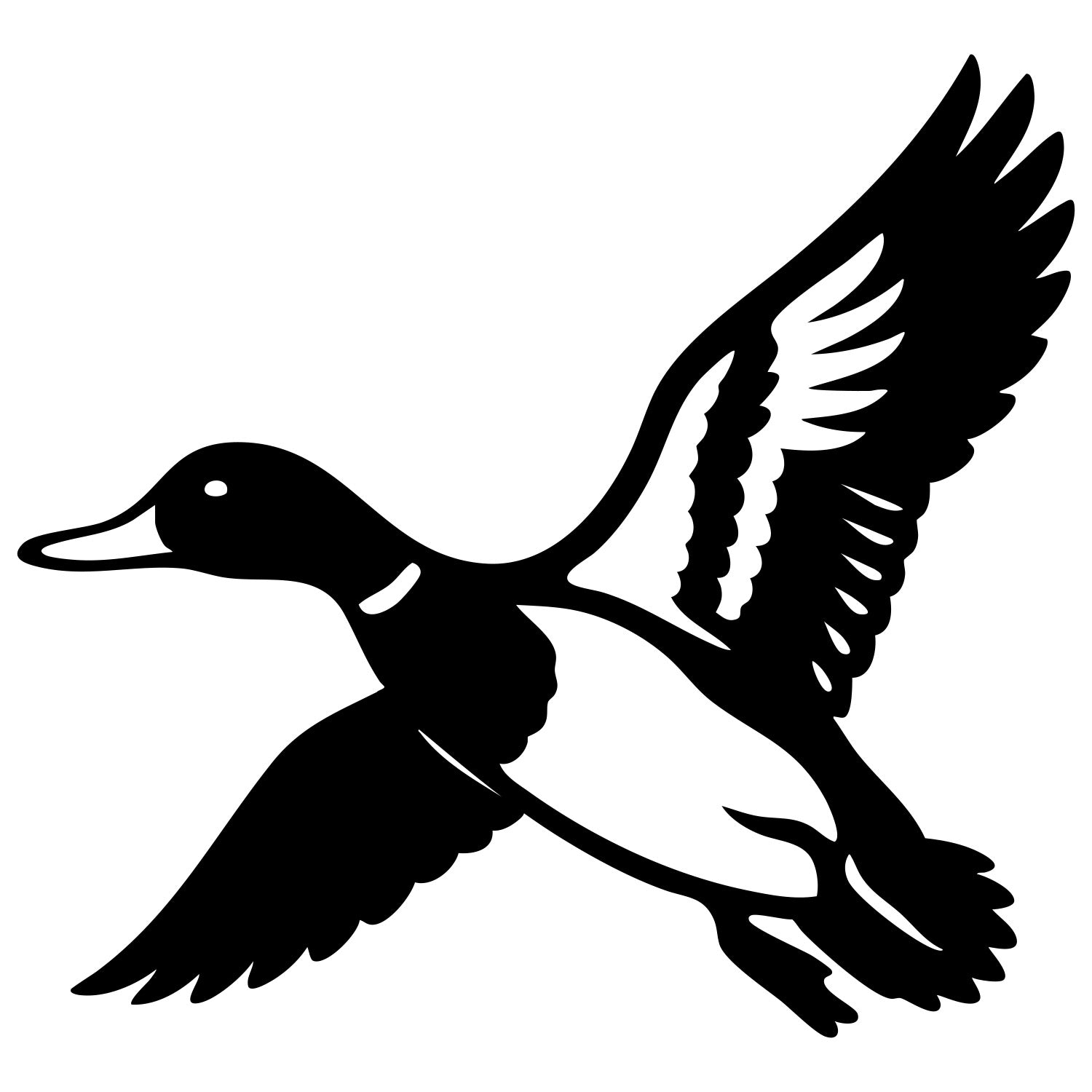 Mallard Duck DXF File – CNC Cutting Design | ABDUCK40